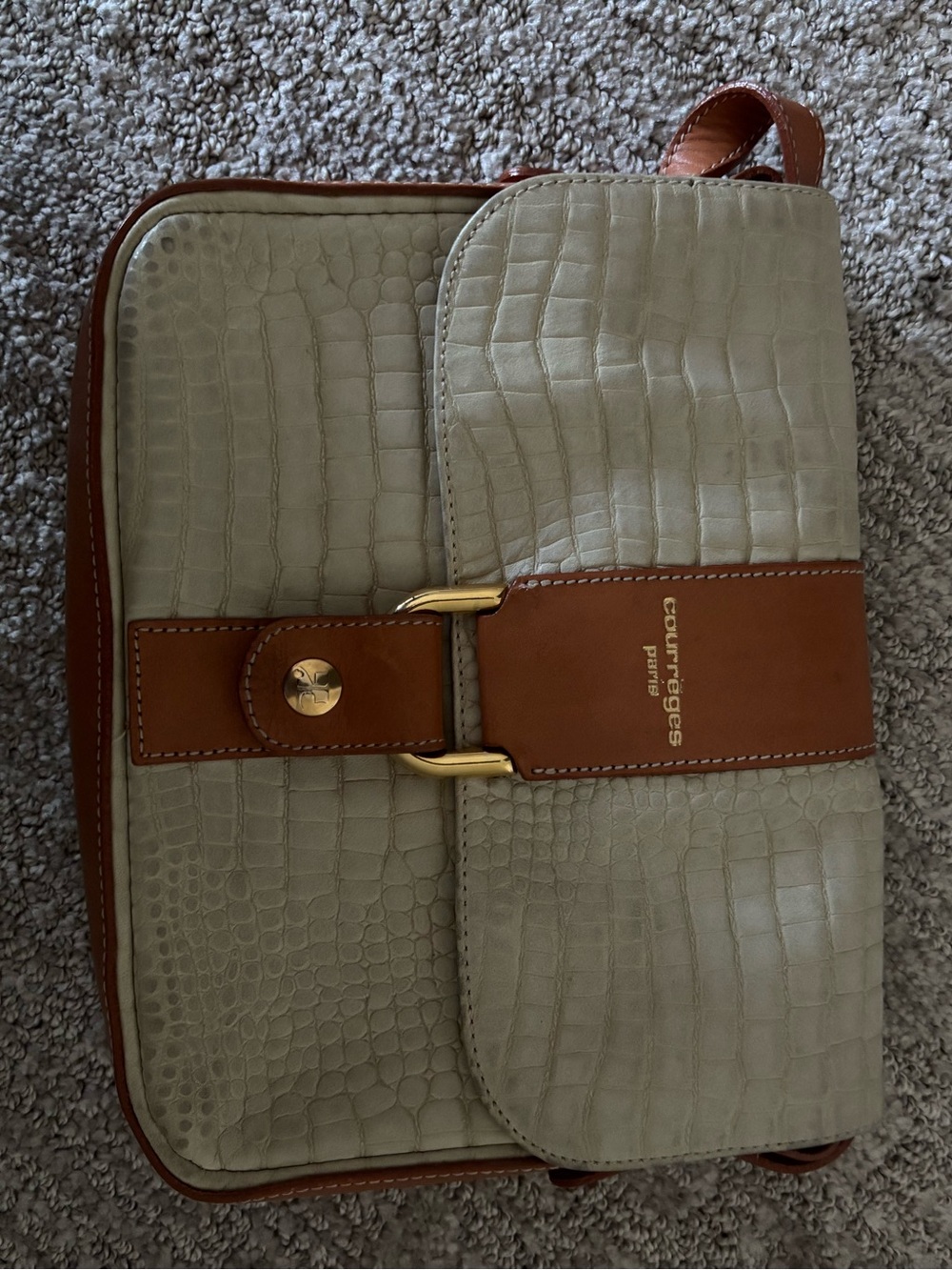 courreges vintage crossbody bag